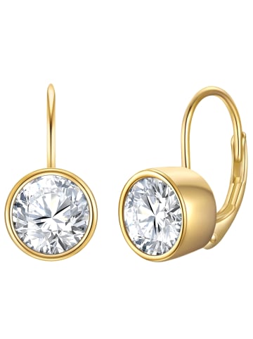 Rafaela Donata Ohrringe aus Sterling Silber mit Zirkonia in gelbgold