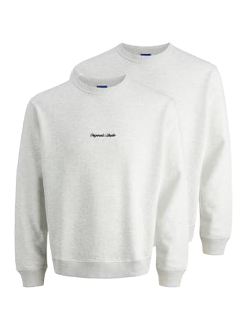Jack & Jones Sweatshirt Norrebro in Hellgrau