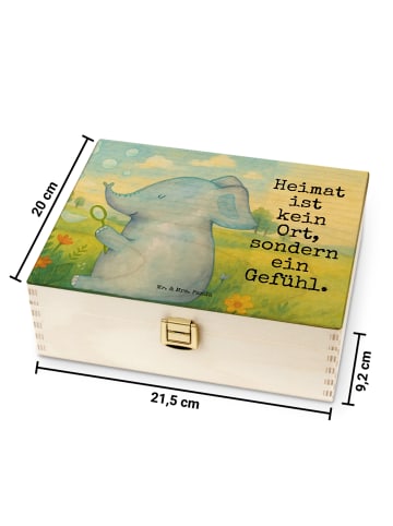 Mr. & Mrs. Panda Teeaufbewahrungsbox Elefant Seifenblasen Design... in Weiß