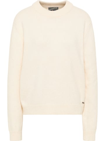 DreiMaster Vintage Damen Strickpullover in Wollweiss