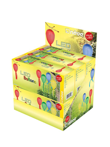 näve LED Deko-Solar "Ballon" 4er Set in Bunt