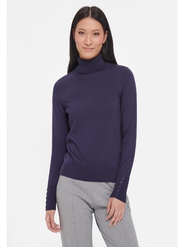 PETER HAHN Strickrollkragenpullover Cotton in navy