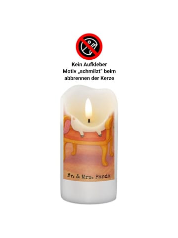 Mr. & Mrs. Panda Weihnachtskerze Einhorn Prinzessin Design ohne ... in Weiß