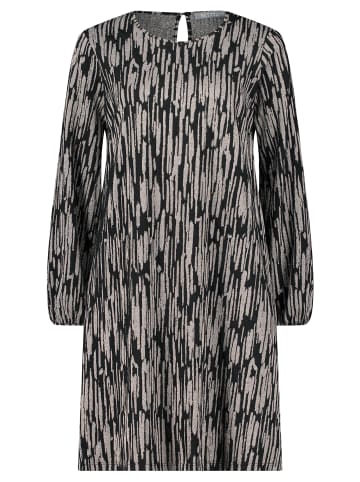 BETTY & CO Casual-Kleid im Glitzer-Look in Black/Taupe