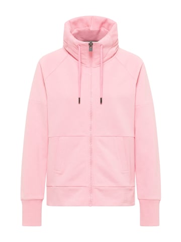 ELBSAND Zip-Jacke mit Stehkragen Ainele in Shell Pink Melange