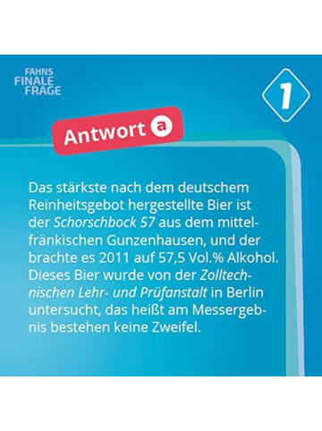 ars vivendi Fahns finale Frage | 66 überraschende Schätzfragen - Bekannt aus BAYERN 1 am...