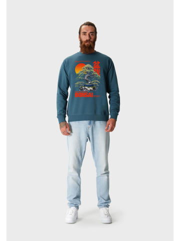 OLDSKULL Sweatshirt Asian Bonsai Harmony Graphic in Dark Green
