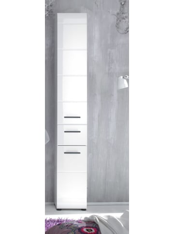 ebuy24 Badschrank SkinGloss Bad Weiß 30 x 31 cm