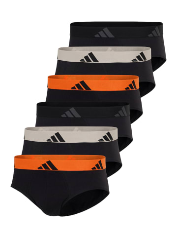 Adidas Sportswear Slip / Unterhose Active Flex Cotton in Schwarz / orange