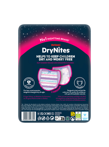 DryNites Windeln Windelhosen Mädchen 8-13 J (30-48 kg) Monatspack 27 Stk