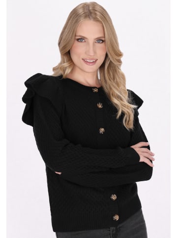 DreiMaster Vintage Damen Cardigan in Schwarz