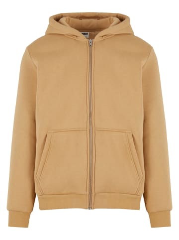Urban Classics Urban Classics Bonded Sherpa Zip Hoody in unionbeige