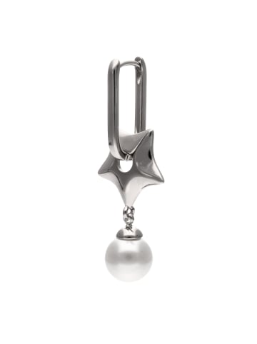 myMo at night Women Pair Of Earrings in Silver White