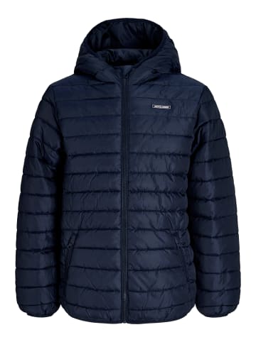 JACK & JONES Junior Stepp-Übergangsjacke mit Kapuze Jjelvis in navy blazer