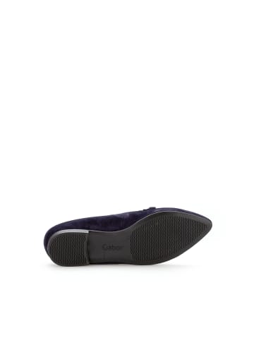 Gabor Fashion elegante Ballerinas in blau