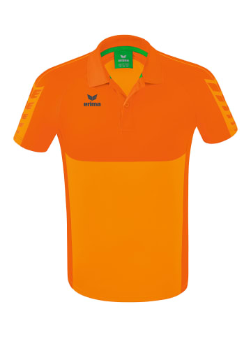erima Herren Six Wings Poloshirt in new orange/orange