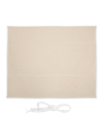 relaxdays Sonnensegel in Beige - (B)5 x (T)6 m