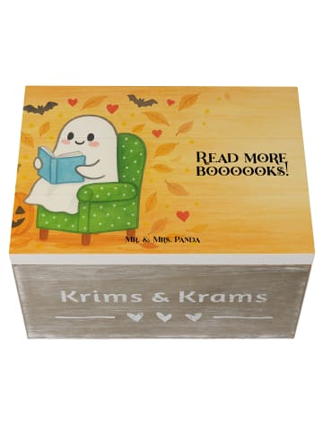 Mr. & Mrs. Panda Box Gespenst  Buch  Design mit Spruch in Weiß