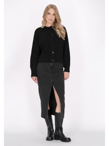 DreiMaster Damen Cardigan in Schwarz