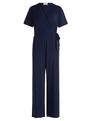 CARTOON Jumpsuit mit Bindegürtel in Dunkelblau
