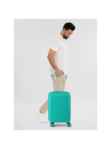 benzi 5820 4 Rollen Kabinentrolley 55 cm petroleum