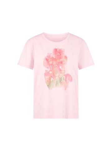 MARC CAIN Baumwollshirt mit Applikation in Rot