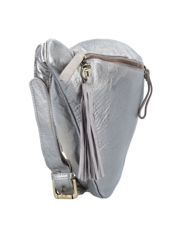 TASCHENDIEB Taborstrasse 7 Umhängetasche Leder 38 cm in gun metal