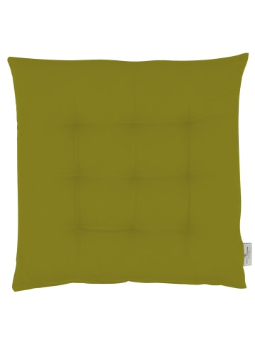 Tom Tailor Sitzkissen mit 9 Punkt-Steppung DOVE in Heugrün