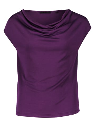 Zero  Shirt mit Wasserfallausschnitt in Deep Purple