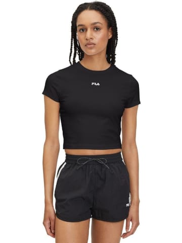 Fila Shirt "Latina Cropped Tee" in Schwarz