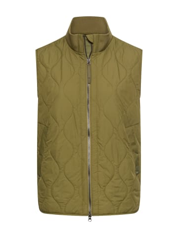 Camel Active Weste mit Stehkragen in Oliv
