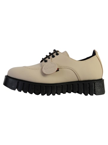 Kickers Leder-Derby von Kick Famous Beige