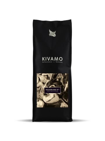 Granar 1kg Kivamo N1 Espressomischung aus Arabica & Robusta Bohnen