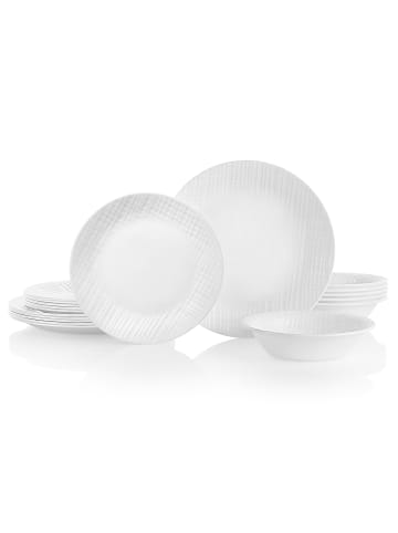 Corelle CORELLE | Müslischale, LINEN WEAVE, weiß