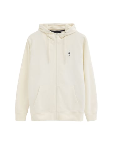 Polo Club Sweatshirt RIGBY GO ZIPPERED HOODIE FT VO in Ecru