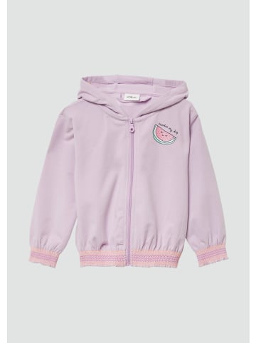 s.Oliver Sweatshirt Jacke in 4222_flieder