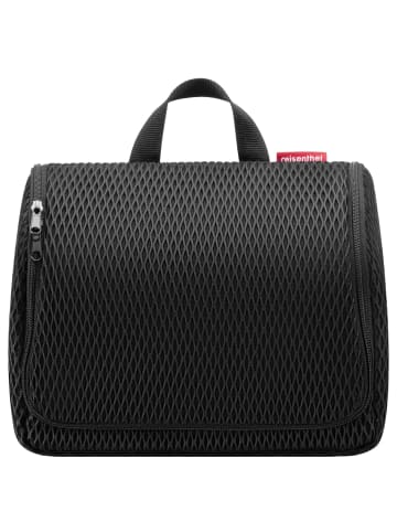 Reisenthel cosmetics toiletbag XL - Kulturbeutel 28 cm (leo vanilla) in mesh black