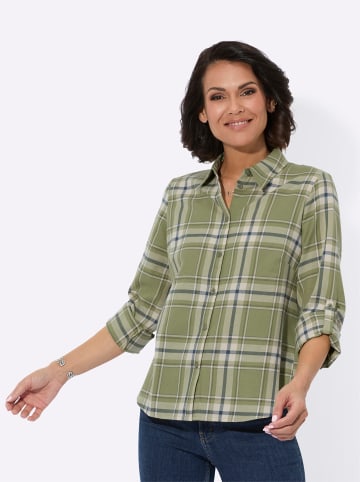 WITT WEIDEN Flanellbluse in schilf-kariert