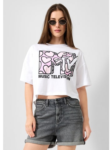 QS T-Shirt in 01D0_weiß