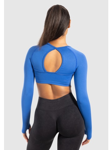SMILODOX Longsleeve Linnea in Blau