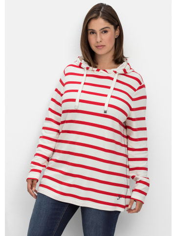 sheego Ringelshirt in offwhite-gestreift