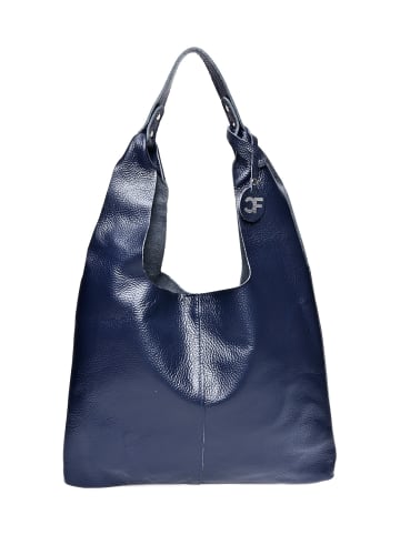 Carla Ferreri Henkeltasche in Blau