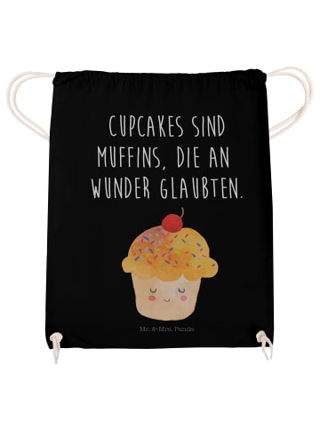Mr. & Mrs. Panda Beutel Cupcake mit Spruch in Schwarz