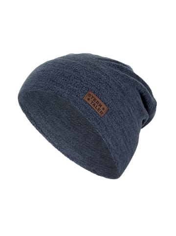 Sterntaler Beanie melange in marineblau