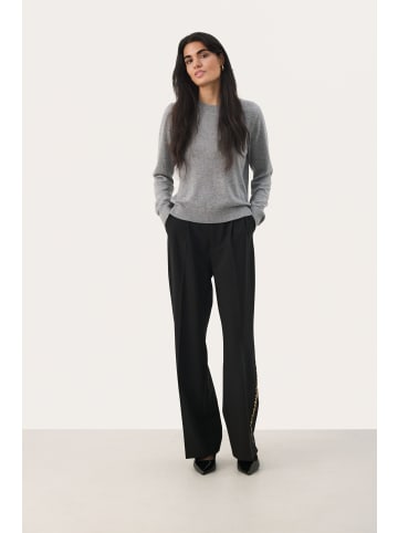 PART TWO Strickpullover MariannaPW Gerade Passform in Grey Melange