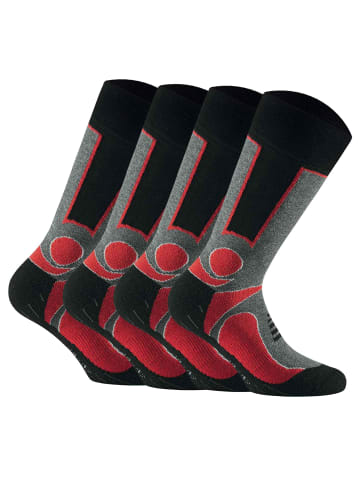 Rohner Socken 4er Pack in Rot