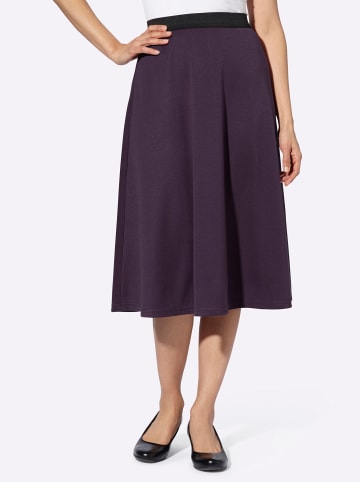 WITT WEIDEN Jersey-Rock in bordeaux + aubergine