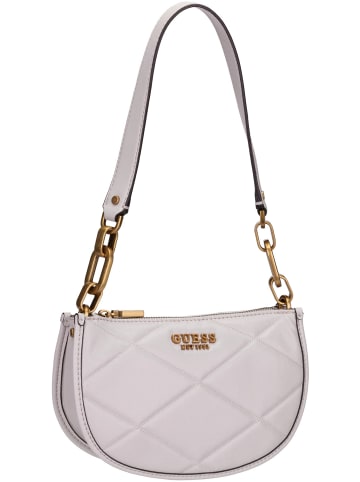 Guess Abendtasche Cilian Top Zip Saddle Shoulder Bag in Stone