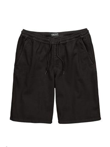 Men Plus Bermuda in schwarz