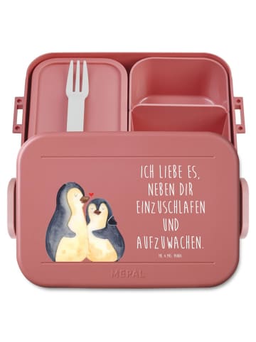 Mr. & Mrs. Panda MEPAL Bentobox Pinguine Einschlafen Motiv mit S... in Rot Pastell